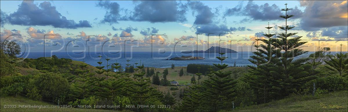 Peter Bellingham Photography Norfolk Island Sunset - NSW (PBH4 00 12217)